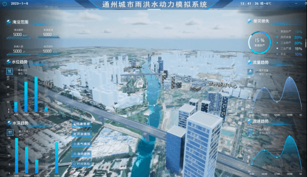 四信城市雨洪水動(dòng)力模擬系統(tǒng)亮相中國(guó)（山東）水利科技與生態(tài)建設(shè)博覽會(huì)